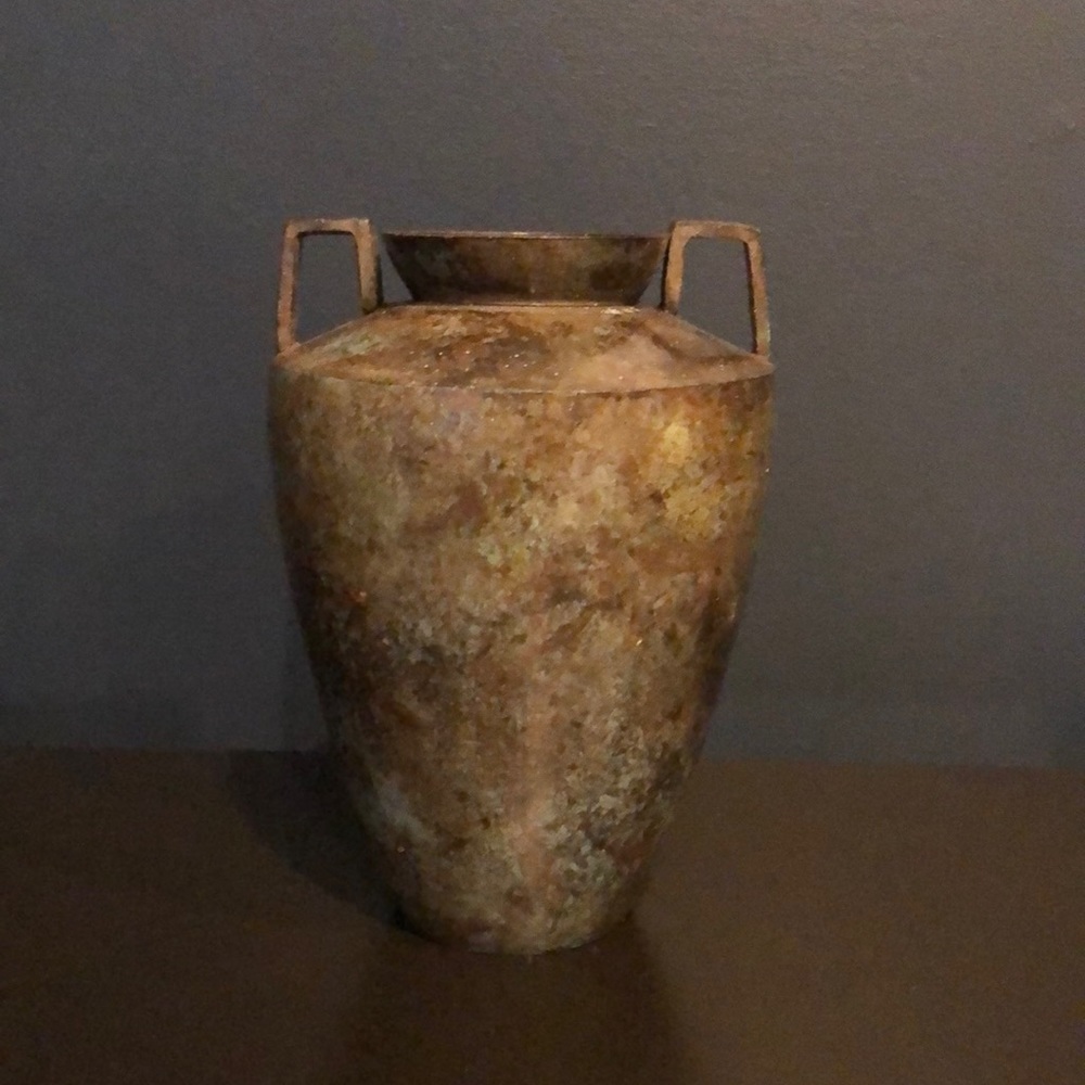 Vintage Hosley Solid Brass Vase